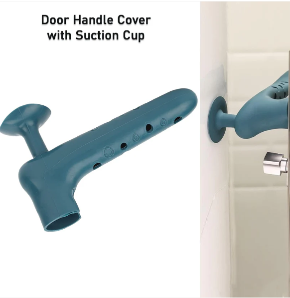 Silicone Door Handle Cover – Quiet & Anti-Static Protection | Safelix