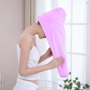 Key features Ultra-Absorbent Microfiber: Crafted from premium microfiber, this towel absorbs water rapidly, cutting down drying time by up to 50% compared to traditional towels. Gentle on Hair: The soft, plush texture minimizes friction and frizz, promoting smoother, healthier hair without the need for excessive heat. Secure Button Closure: Features a convenient button and loop design to keep the turban towel securely in place, freeing up your hands for other tasks. Lightweight & Compact: Designed for comfort, it feels light on your head and is easy to pack for travel, gym, or spa days. Durable & Reusable: Built to last, this high-quality hair wrap can be washed and reused hundreds of times, maintaining its absorbency and softness. Stylish & Practical: Comes in an attractive design that adds a touch of style to your post-wash routine. Materials & Care Material: High-quality Microfiber fabric. Microfiber Hair Drying Towel – Super Absorbent & Quick Dry | VelvaBloom