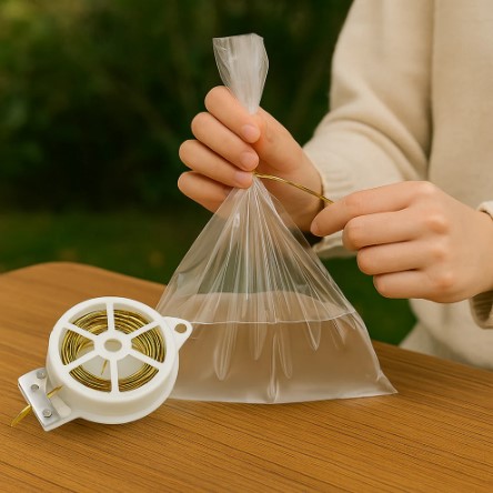 Multipurpose Twist Tie Roll – 30m Built-in Cutter for Garden & Home Garden Wire Tie Roll