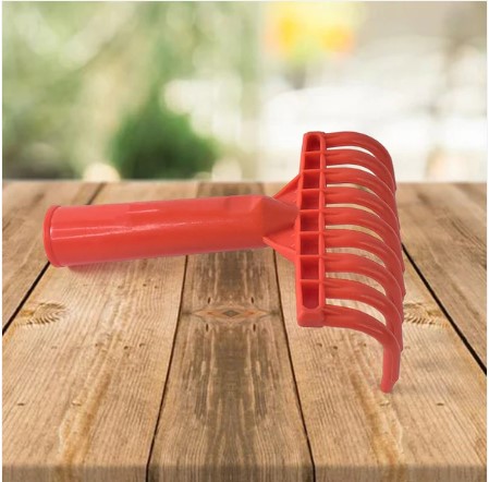 Plastic Garden Hand Rake – Lightweight 9-Tooth Cultivator Tool - Image 4