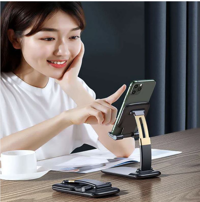 Foldable Phone Holder – Adjustable Desk Stand for Mobiles | PHOBIA