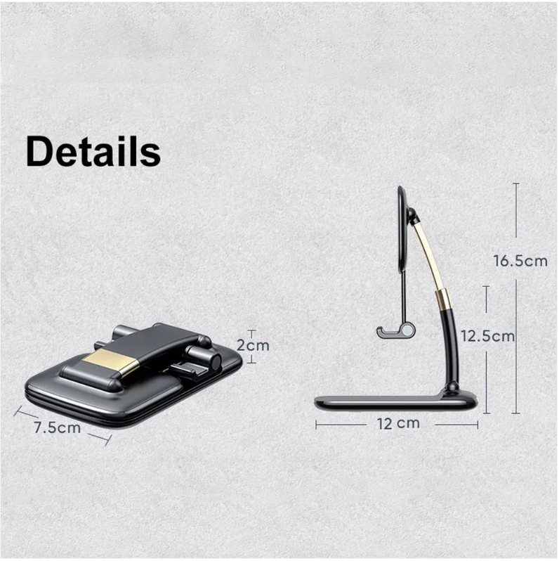 Foldable Phone Holder – Adjustable Desk Stand for Mobiles | PHOBIA