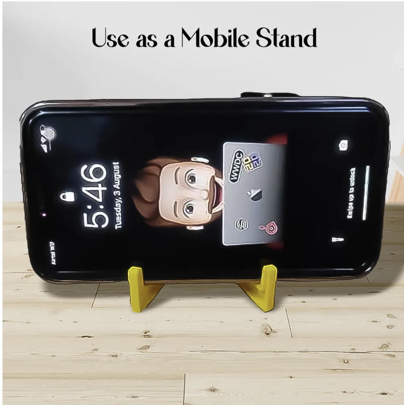 Keychain Mobile Stand – 2-in-1 Phone Holder | PHOBIA