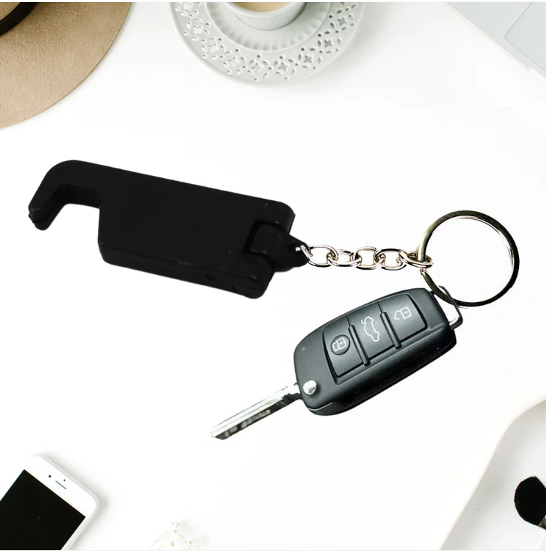 Keychain Mobile Stand – 2-in-1 Phone Holder | PHOBIA