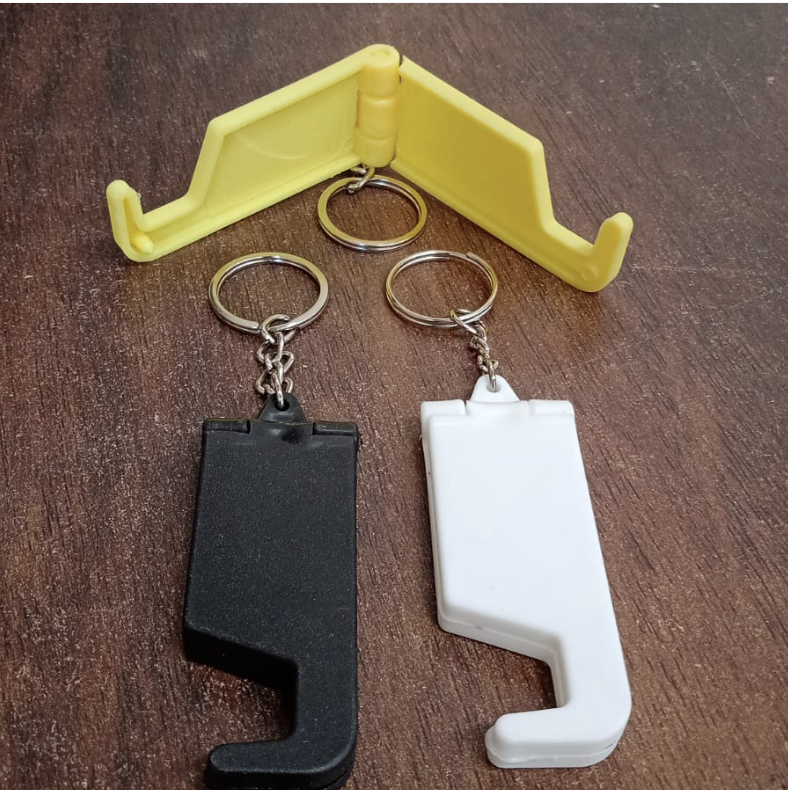 Keychain Mobile Stand – 2-in-1 Phone Holder | PHOBIA