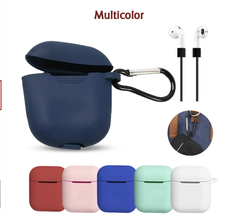 Wireless Earbuds Case – Shockproof Silicone Cover with Keychain | PHOBIA - Image 6