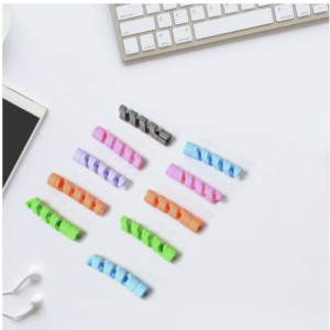 Cable Protector – 10-Pack Flexible Silicone for Chargers | WipeTech
