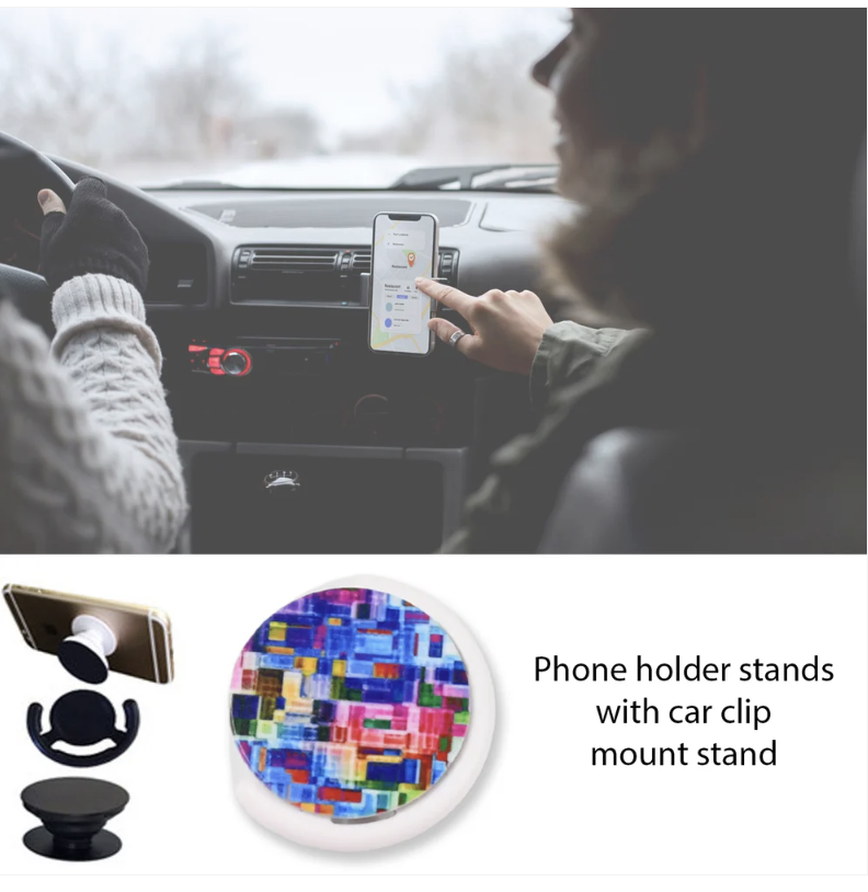 Mobile Phone Holder – Enamel Watermelon Design | TinyTrendy