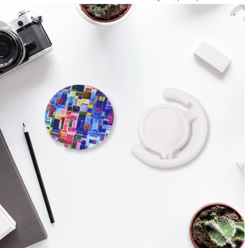 Mobile Phone Holder – Enamel Watermelon Design | TinyTrendy