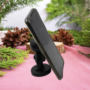 Cartoon Astronaut Magnetic Phone Holder – 360° Rotating Car Mount | Gambit
