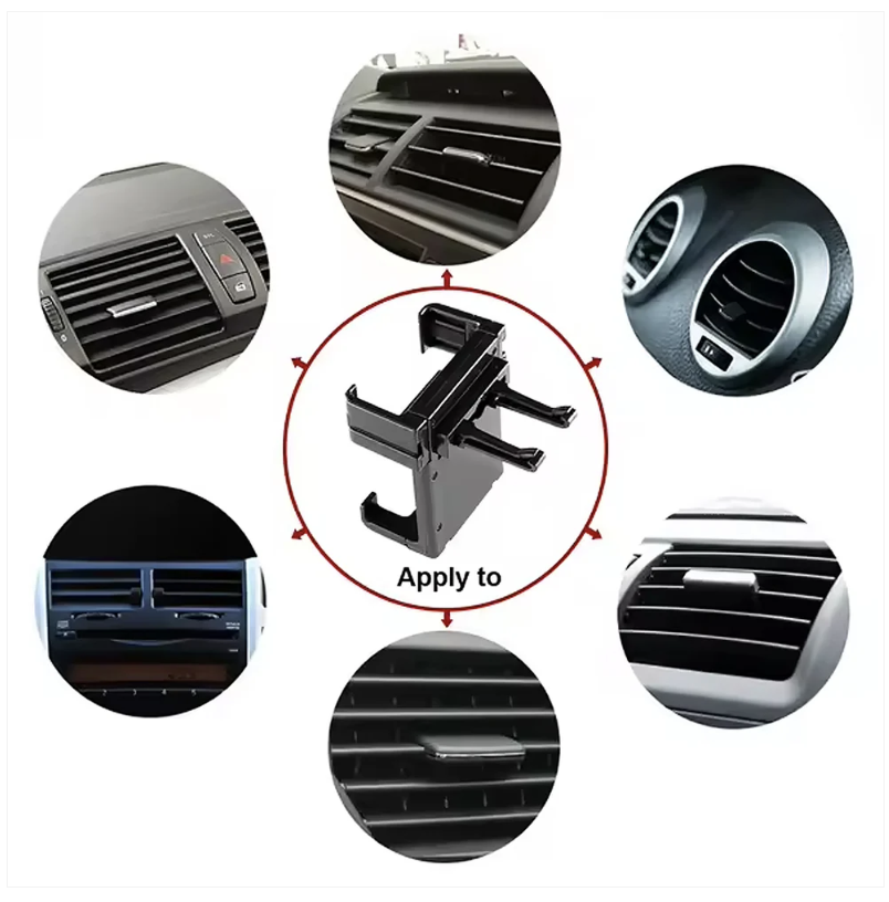 Car Mobile Holder – Secure Air Vent & Dashboard Mount | Velvet Wheels