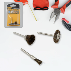 Brass Wire Wheels – 3-Pc Rust & Metal Cleaning Set | ToolMate Pro