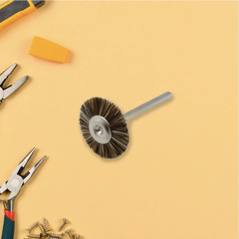 Brass Wire Wheels – 3-Pc Rust & Metal Cleaning Set | ToolMate Pro