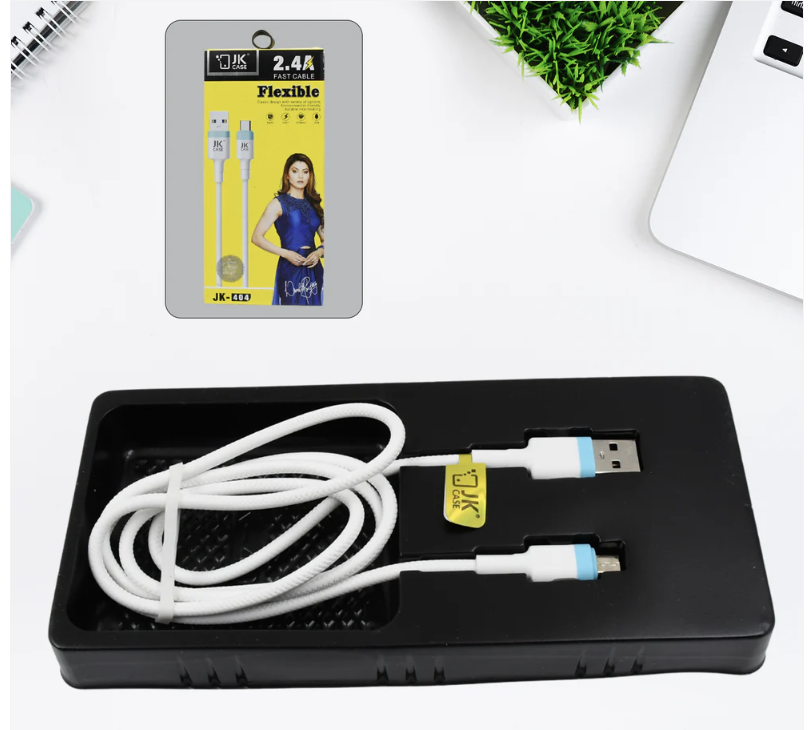 Micro USB Charging Cable – 2.4A Fast Charge & Data Transfer | JK