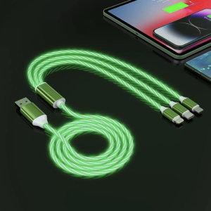 3-in-1 Charging Cable – LED Fast Charger for Multi-Devices | Gambit