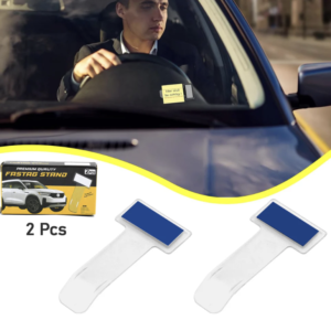Fastag Holder for Car – Transparent Windscreen Card Stand (2 Pack) | Velvet Wheels