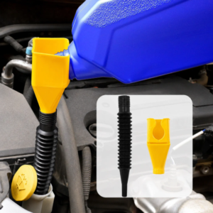 Flexible Plastic Funnel – Spill-Free Car Oil Fuel Filling