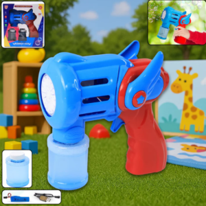 Rechargeable Bubble Gun Toy – USB Charged Automatic Bubble Blower
