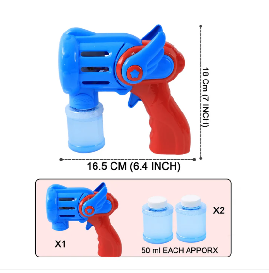 Rechargeable Bubble Gun Toy – USB Charged Automatic Bubble Blower - Image 4