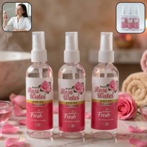 Rose Water Face Spray Set – Hydrating & Refreshing Skincare