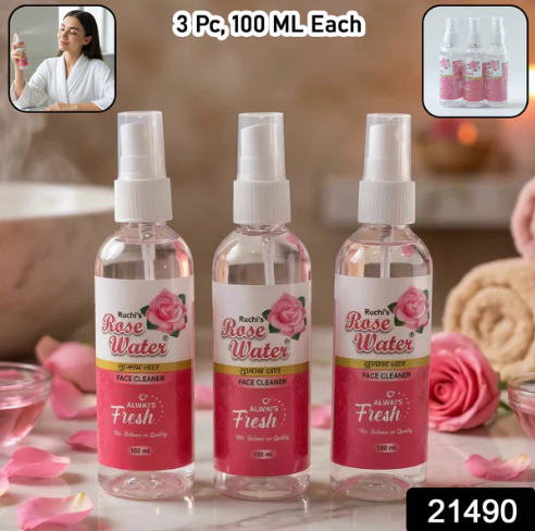 Rose Water Face Spray Set – Hydrating & Refreshing Skincare - Image 2