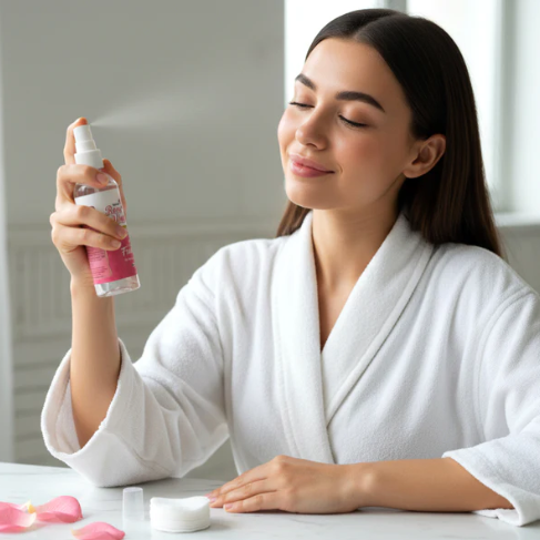 Rose Water Face Cleanser Spray – Hydrating & Refreshing Mist for Skin