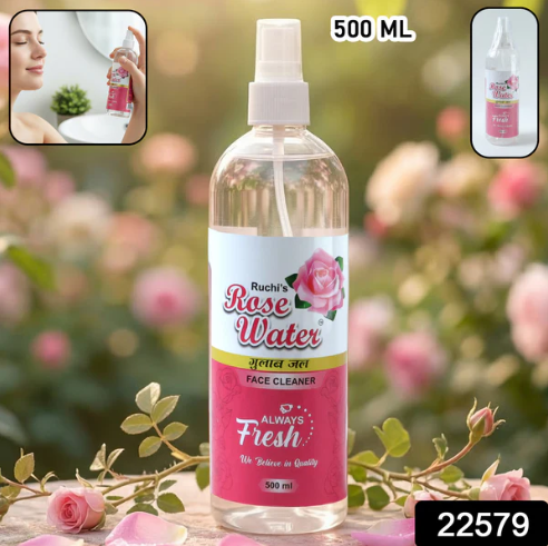 Rose Water Face Cleanser Spray – Hydrating & Refreshing Mist for Skin