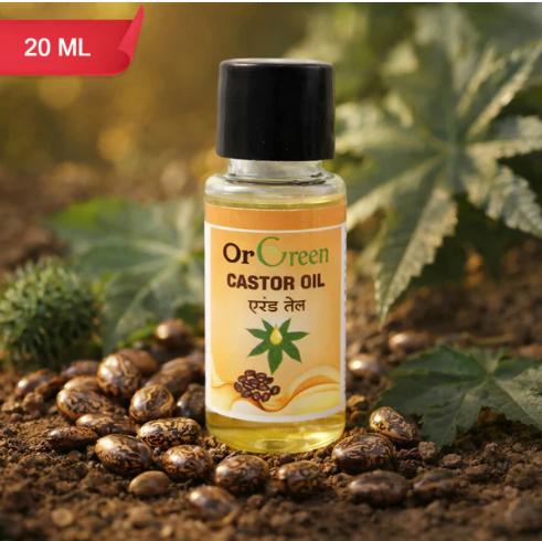 Castor Oil – Natural Multipurpose Hair & Skin Nourishment - 20ml