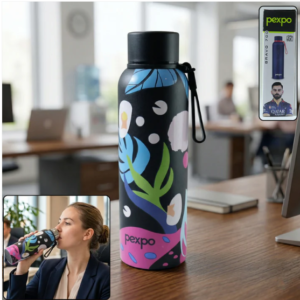 Stainless Steel Water Bottle – Leakproof & Portable for Daily Hydration