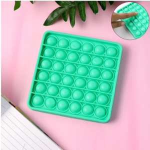 Stress Relief Silicone Pop It Fidget Toy – Durable & Portable