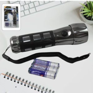 LED Hand Torch – Aluminium, Rubber Grip | Indo Glow