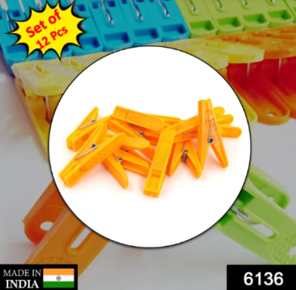Cloth Clips – 12 Pc Set for Household & Office | Storenzo - Image 4