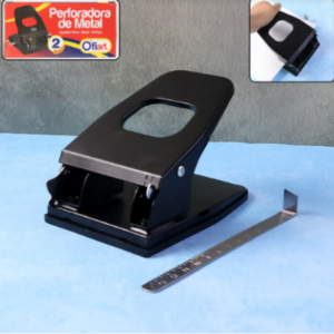 2-Hole Paper Punch Machine – Heavy-Duty, Adjustable 30-Sheet Capacity