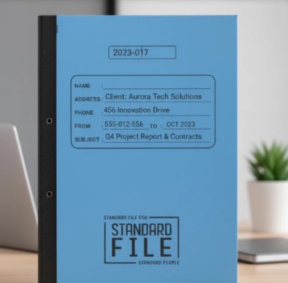 A4 File Folder – Plastic Clip Document Holder | Filora