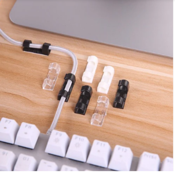 Plastic Cable Clips – Strong Adhesive Wire Organizer (20 Pcs) | WipeTech - Image 4