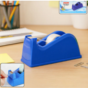 Tape Dispenser Deluxe – Sharp Cutter & Non-Slip Base