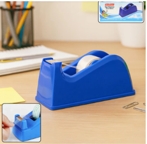 Tape Dispenser Deluxe – Sharp Cutter & Non-Slip Base