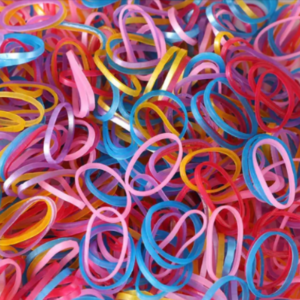 Nylon Rubber Bands – Multicolor Elastic for Office & Home