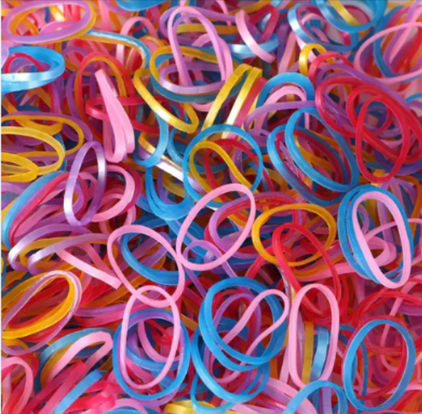 Nylon Rubber Bands – Multicolor Elastic for Office & Home
