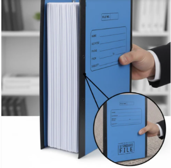 A4 File Folder – Plastic Clip Document Holder | Filora