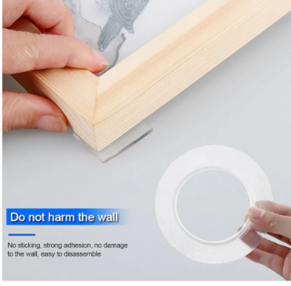 Nano Grip Tape 3m – Reusable Transparent Double-Sided Adhesive