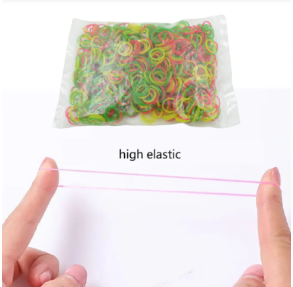 Nylon Rubber Bands – Multicolor Elastic for Office & Home