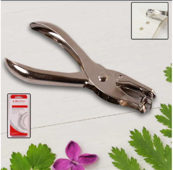 Single Hole Puncher – Durable Metal for Office & Crafts | VoltDesk