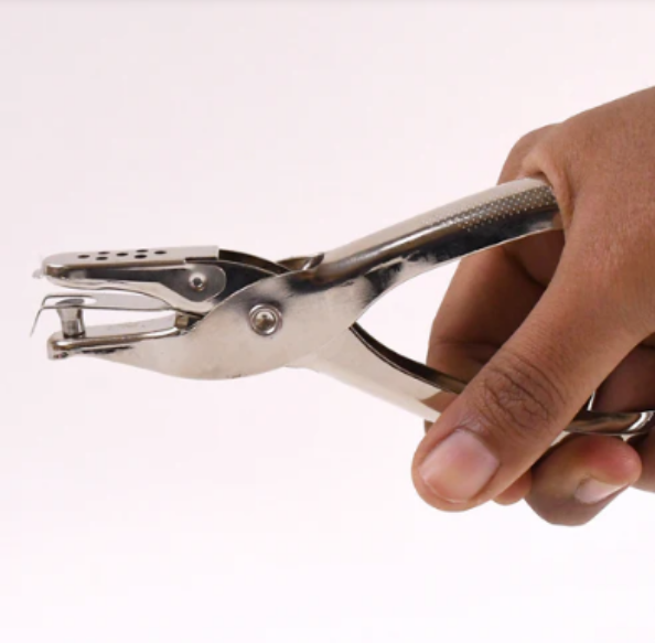 Single Hole Puncher – Durable Metal for Office & Crafts | VoltDesk