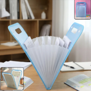 13 Pocket Document File Folder – Expanding Plastic with Handle