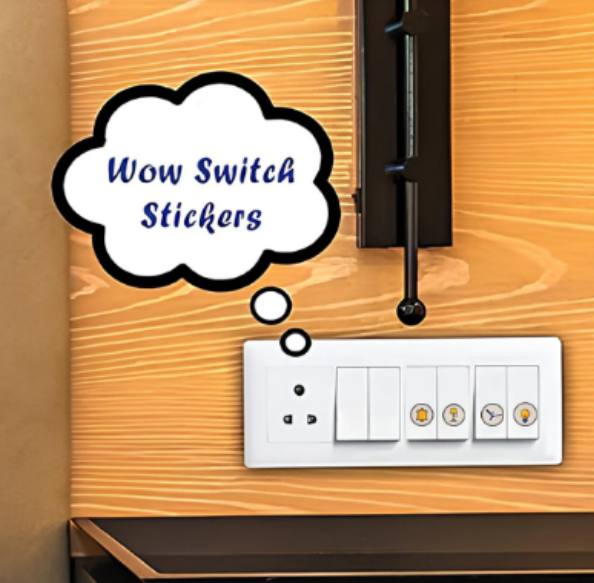 Switch Icon Sticker Sheet – 88 Visual Labels for Easy Switchboard Use