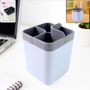 Multi-Compartment Desk Organizer – Durable & Space-Saving Holder