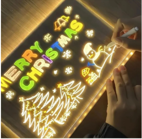 LED Acrylic Writing Board – USB Powered Illuminated Display