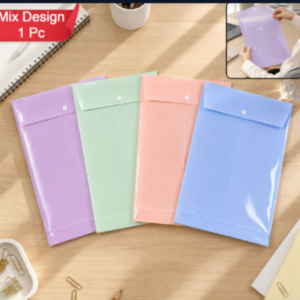 Pastel A4 Vertical Document Folder – Durable & Stylish Organization