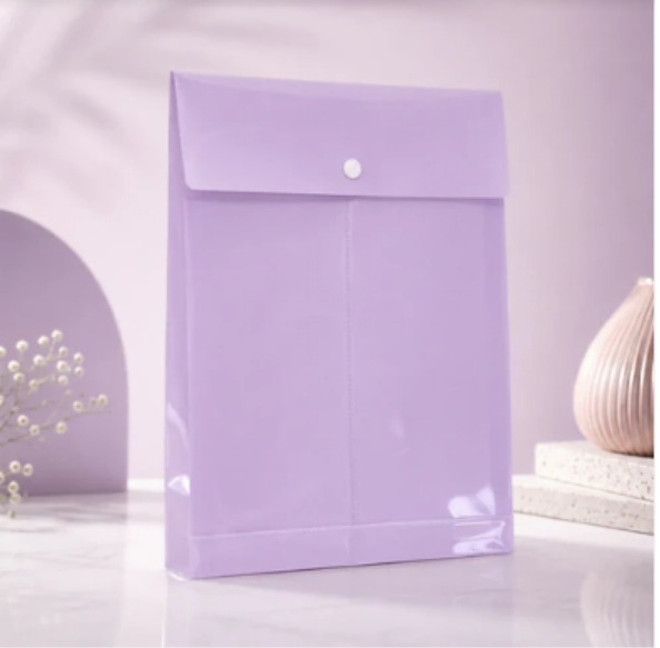 Pastel A4 Vertical Document Folder – Durable & Stylish Organization - Image 4
